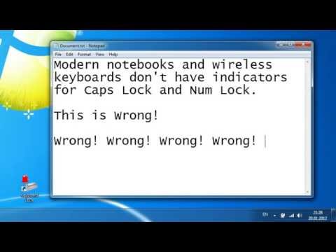 480x360 Keyboard Leds Caps Lock, Num Lock, And Scroll Lock Indicator
