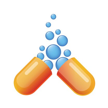 416x416 Pill Medicine Aid Capsule Icon Flat Premium Clipart