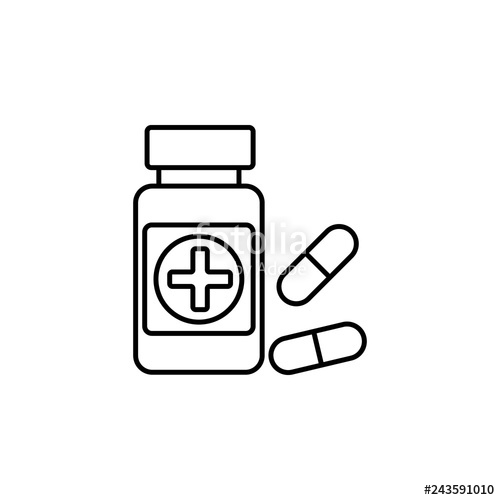 500x500 Medicine Capsule Icon Element Of Medicine For Mobile Concept