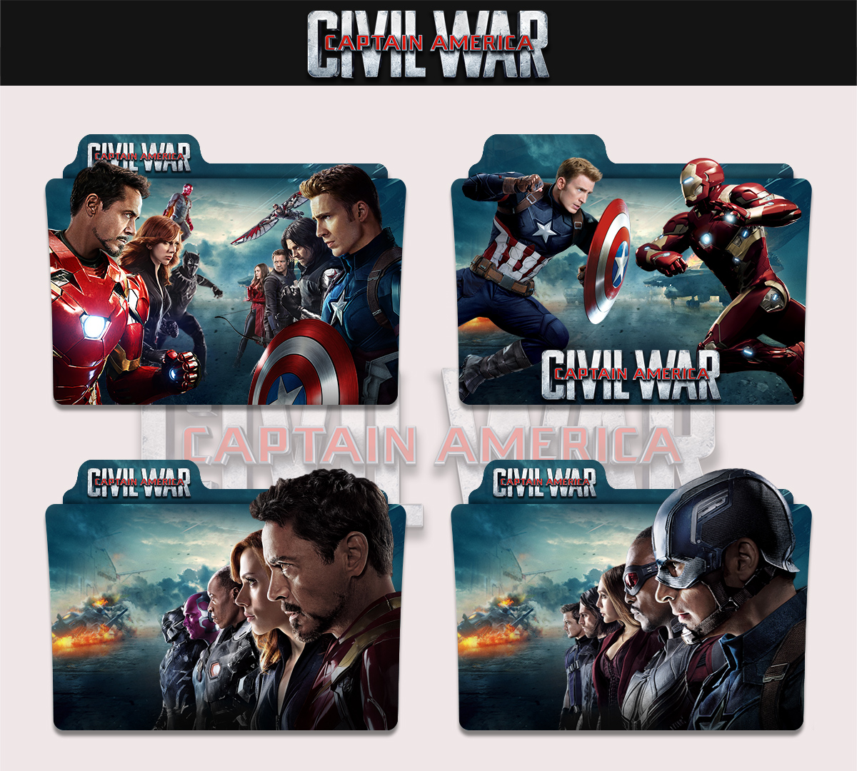 1200x1080 Captain America Civil War Folder Icon