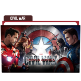 160x160 Captain America Civil War Folder Icon Free Download Designbust