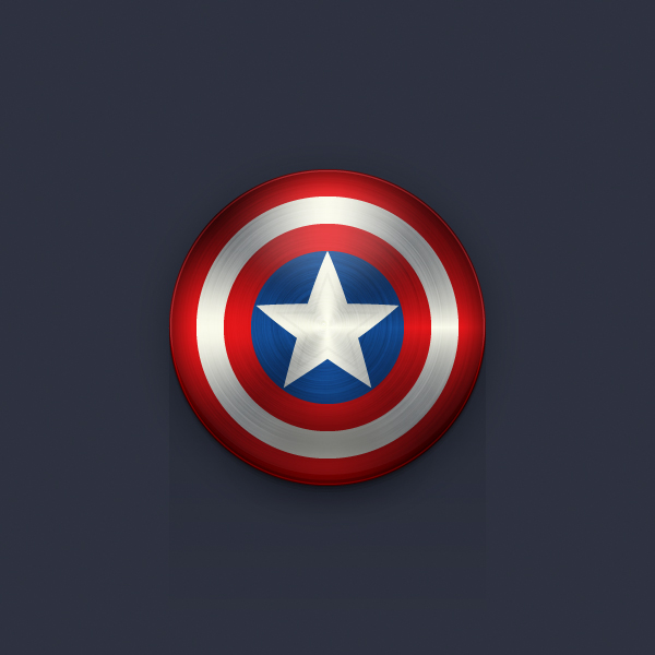 600x600 Create The Captain America Shield Icon In Adobe Illustrator