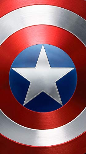 279x500 Iphone Xs Max Wood Case, Superhero America Shield Icon