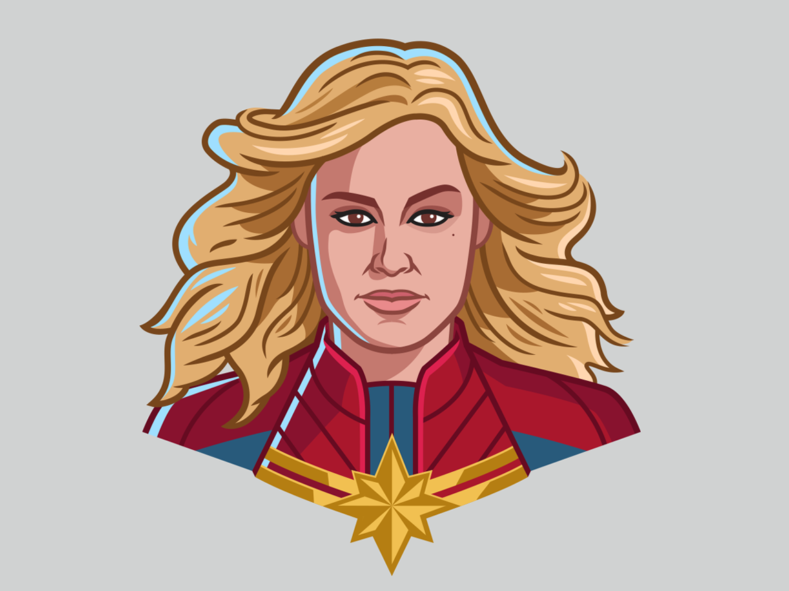 Captain Marvel Icon at Vectorified.com | Collection of Captain Marvel ...