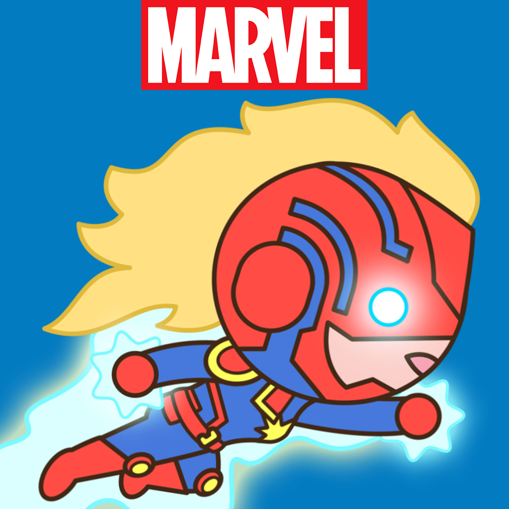 1024x1024 App Insights Captain Marvel Stickers Apptopia