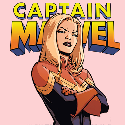 400x400 Digital Baubles Why I Love Comics Captain Marvel Icons!
