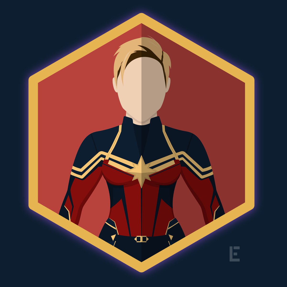 Captain Marvel Icon at Vectorified.com | Collection of Captain Marvel ...