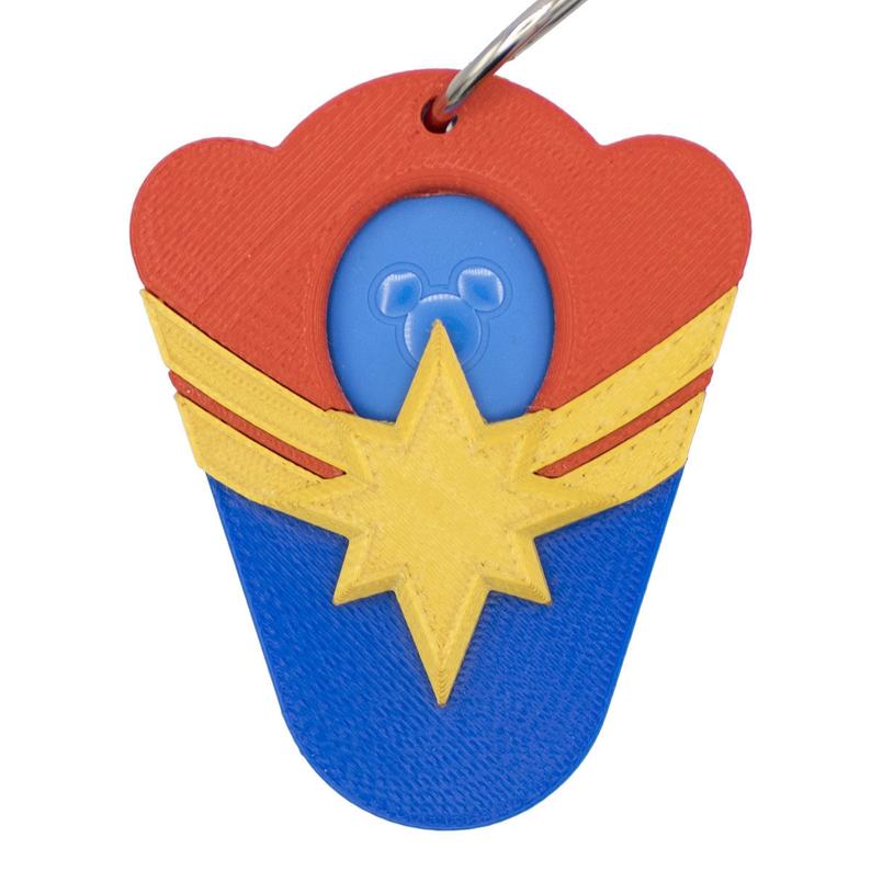 794x794 Captain Marvel Disney Magicband Icon Puck Holder