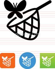 Butterfly Net Capture Icon 192x240 Butterfly Net Capture Icon