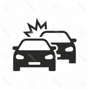 300x300 Photostock Vector Car Crash Icon Vector Illustration Cqrecords