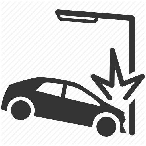 512x512 Accident, Car, Crash, Hit, Impact, Strike, Violent Icon