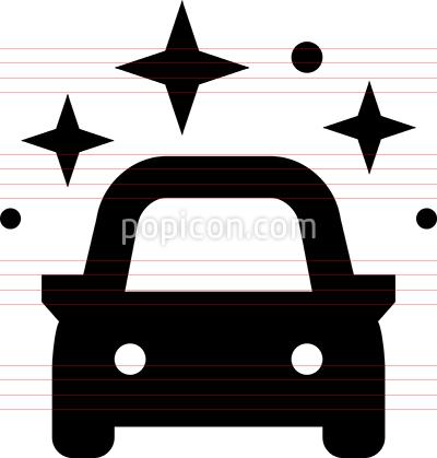 400x419 Brand New Shiny Car Icon