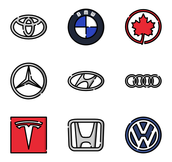 600x564 Car Brand Icon Packs