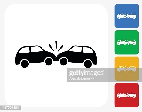 468x369 Car Crash Icon Flat Graphic Design Premium Clipart