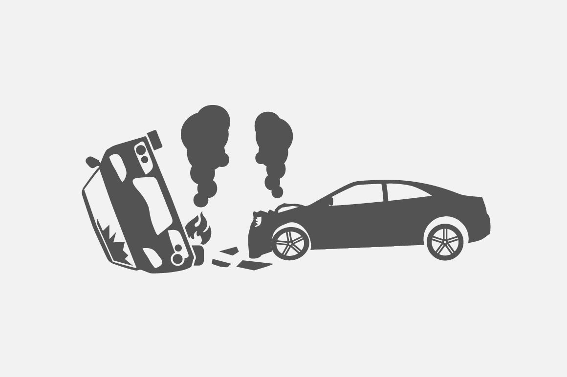1160x772 Car Crash Icons