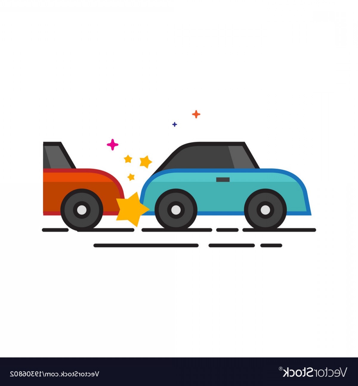 1200x1296 Flat Color Icon Car Crash Vector Cqrecords