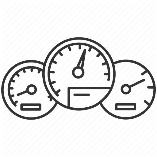 512x512 Automobile, Car, Dashboard, Gauge, Speed, Speedometer, Vehicle Icon