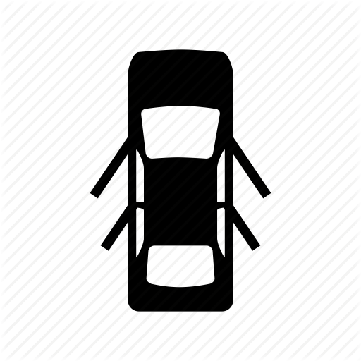 512x512 Car, Door, Open, Vehicle Icon