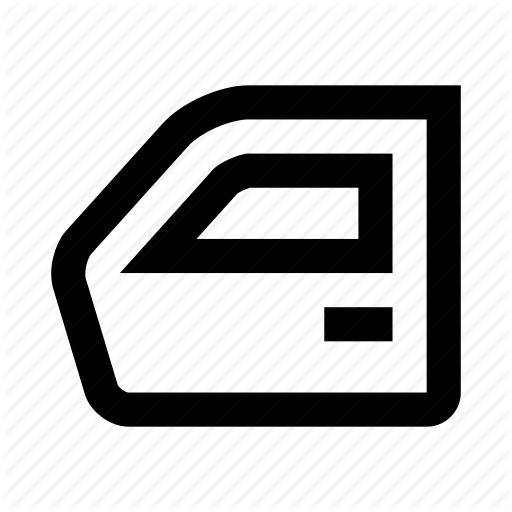 512x512 Car, Door Icon