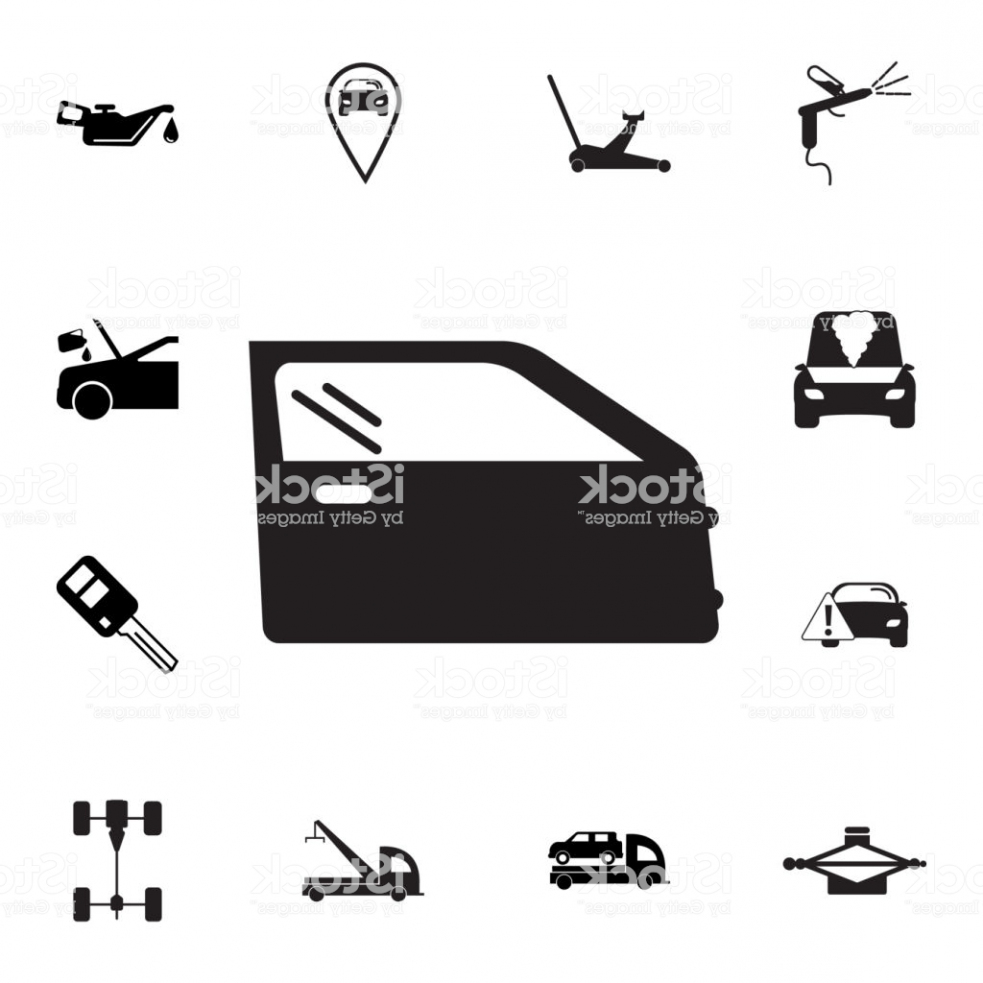 983x983 Car Door Icon Set Of Car Repair Icons Signs Outline Eco Collection