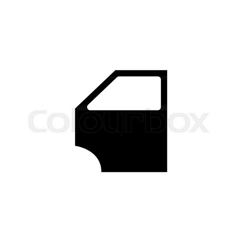 800x800 Car Door Vector Icon Simple Flat Stock Vector Colourbox
