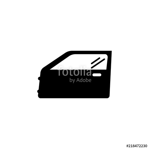 500x500 Car Door Icon Stock Image And Royalty Free Vector