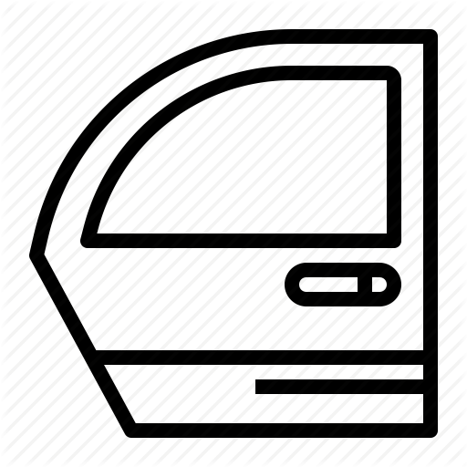 512x512 Car, Door, Open Icon