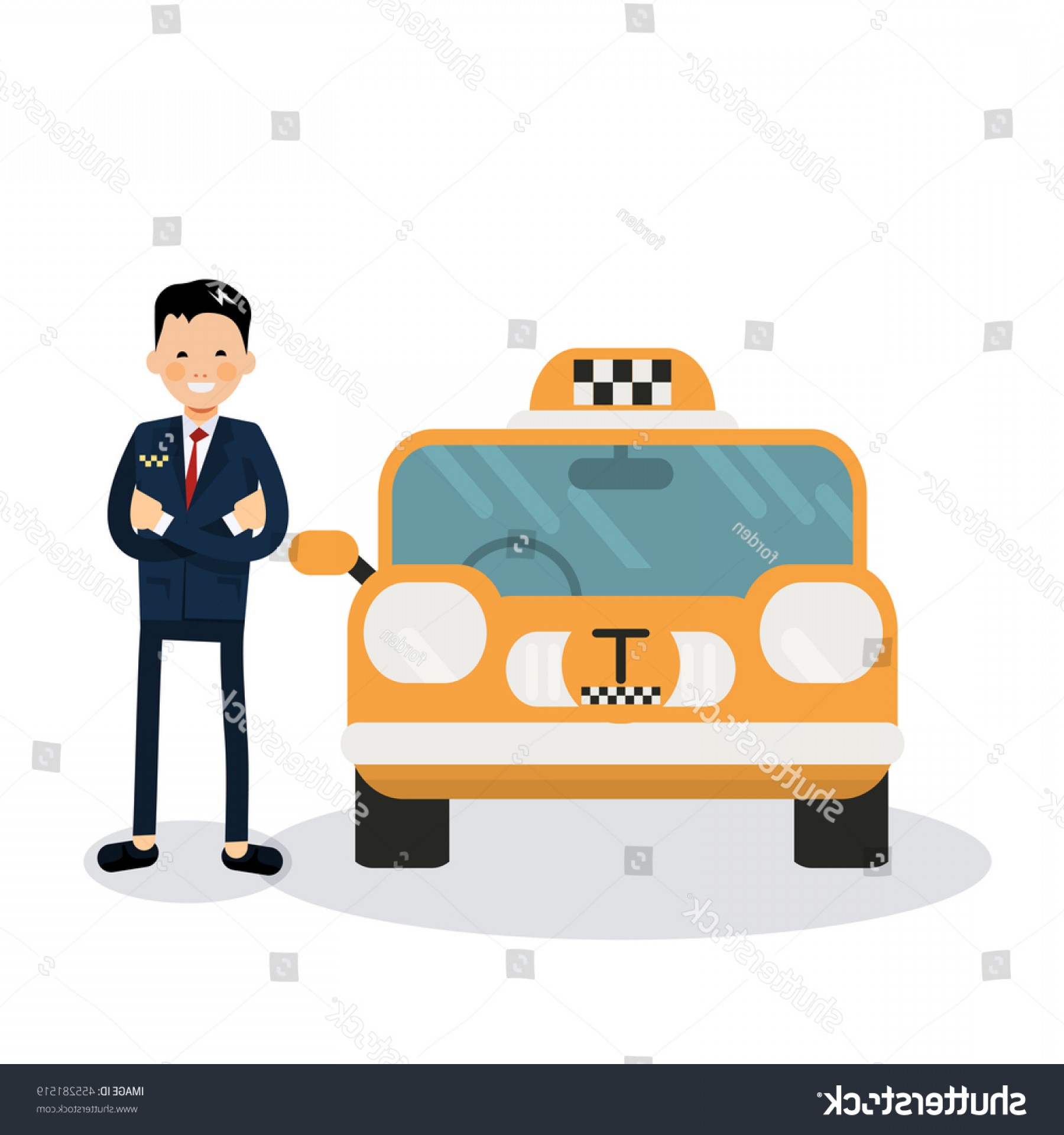 1800x1920 Yellow Taxi Car Driver Vector Icon Createmepink