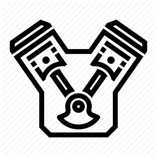 512x512 Car, Engine, Part, V, V Engine Icon