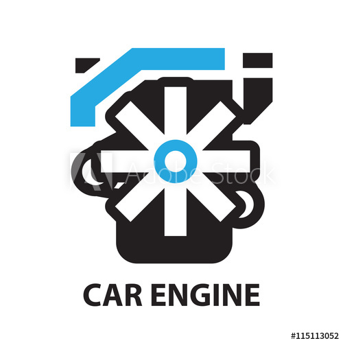 500x500 Car Engineicon And Symbol