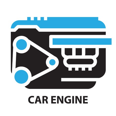 450x450 Car Engineicon And Symbol Royalty Free Vector Graphics
