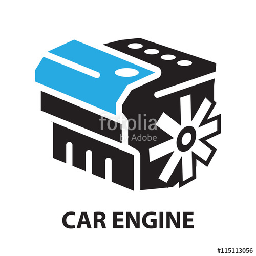 500x500 Car Engineicon And Symbol Stock Image And Royalty Free Vector