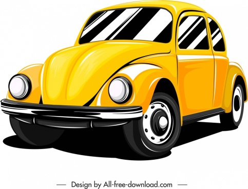 483x368 Car Icon Classic Free Vector Download