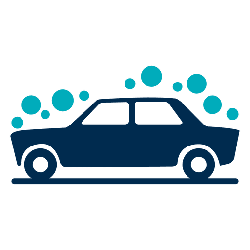 512x512 Bubbles Covered Car Icon