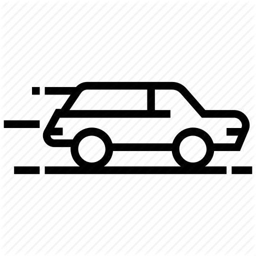 512x512 Car, Delivery, Fast Car, Speed Icon