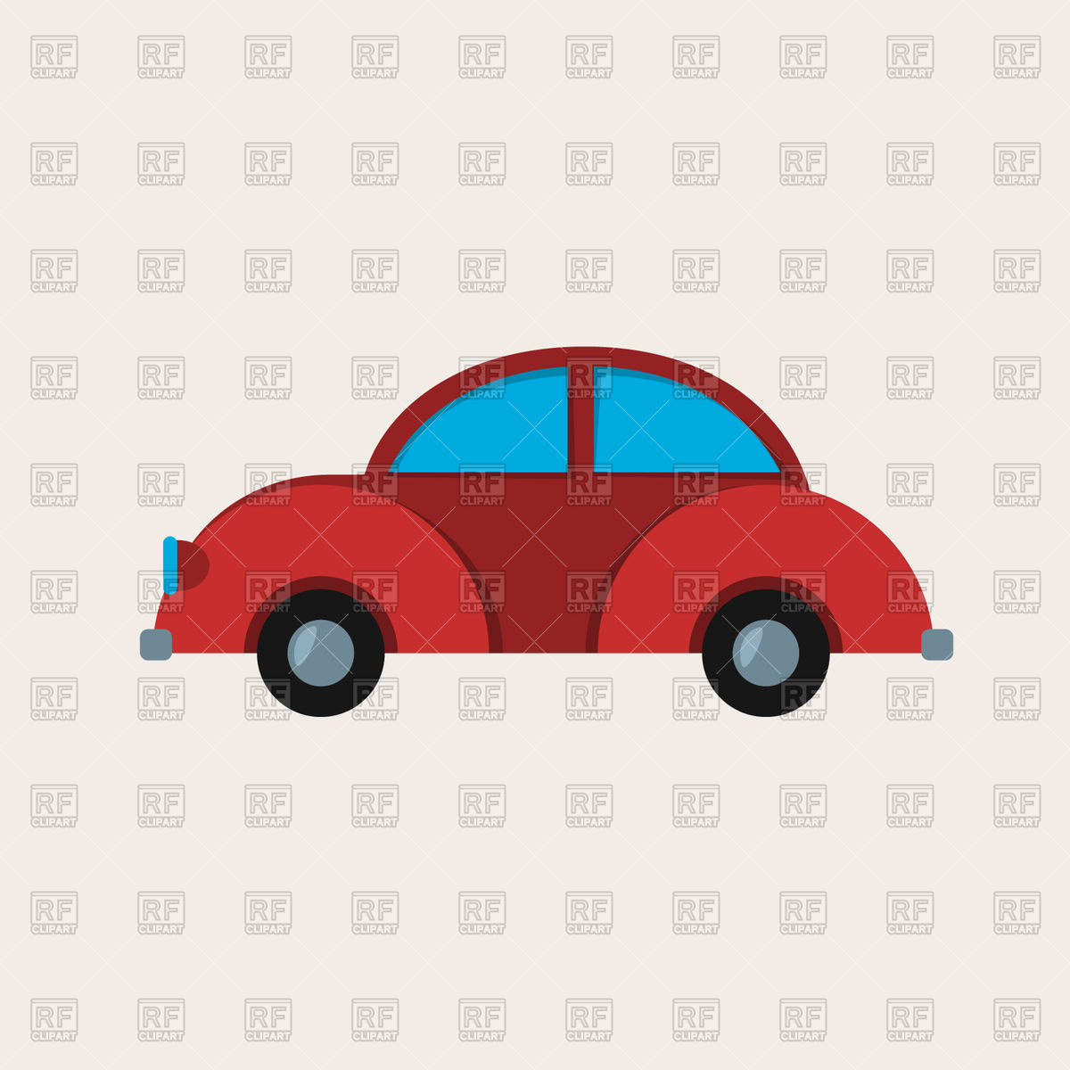 1200x1200 Cartoon Car Icon Free Vector Image Vector Artwork