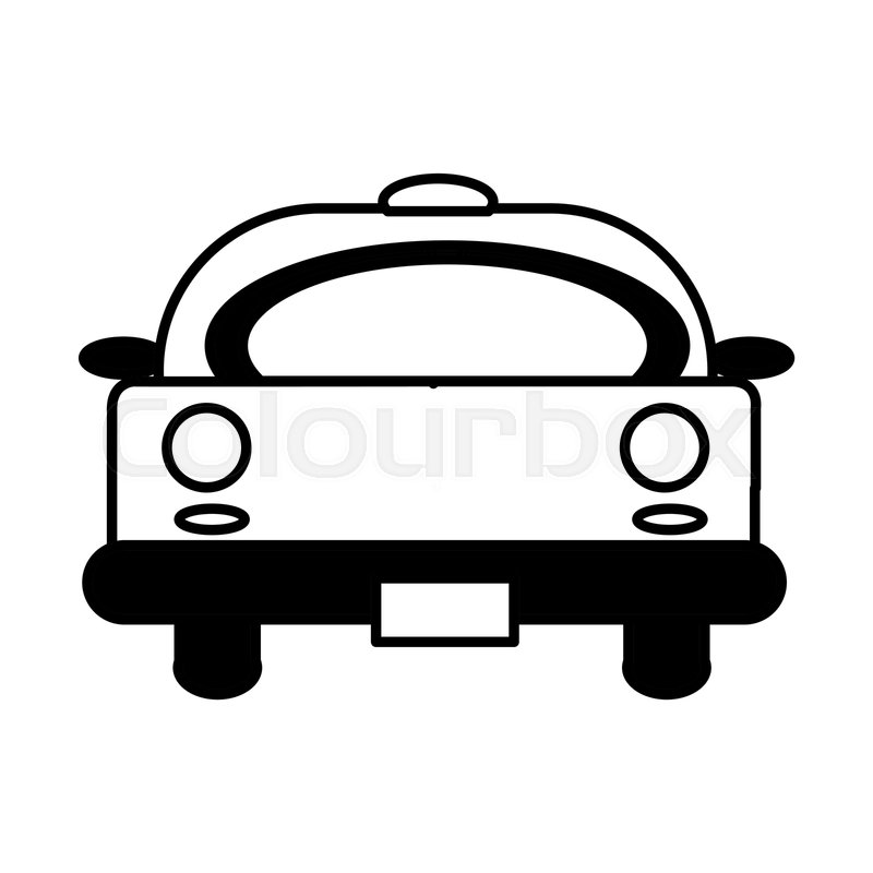 800x800 Car Icon Front Vehicle Transport On Stock Vector Colourbox