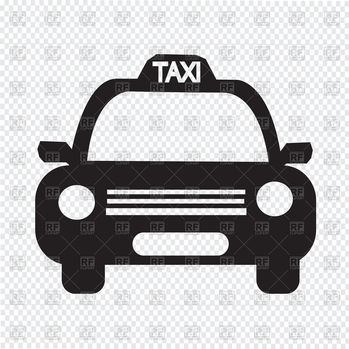 1200x1200 Taxi Car Icon Vector Image Of Objects Tumdee