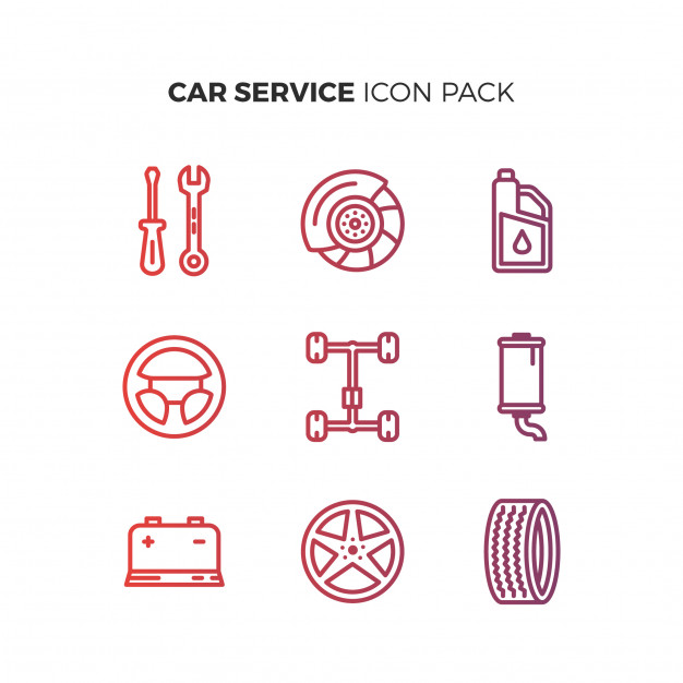626x626 Car Serive Icon Pack Vector Premium Download