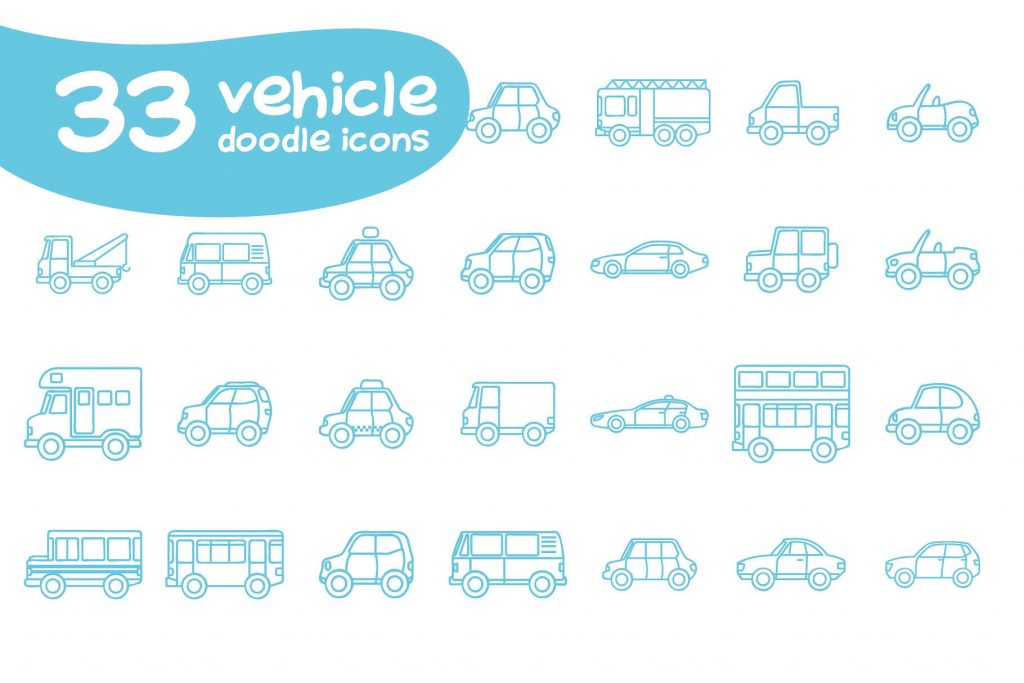 1024x683 Ultra Chic Doodle Icon Pack