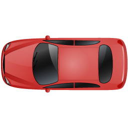 256x256 Car Top Red Icon Transporter Multiview Iconset Icons Land