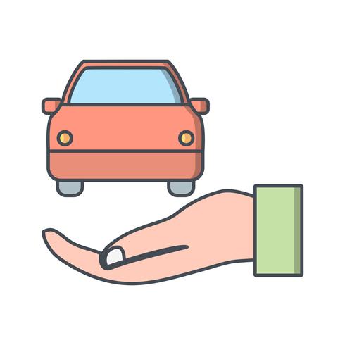 490x490 Car Insurance Vector Icon