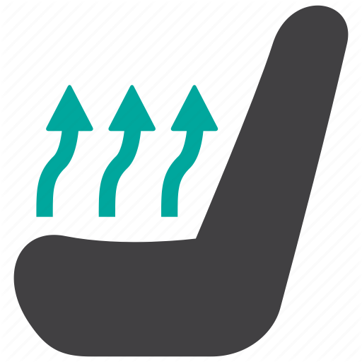 512x512 Car, Heated, Seat Icon