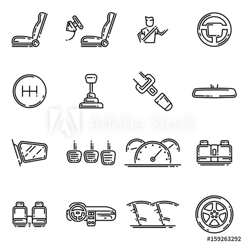 Car Interior Icon at Vectorified.com | Collection of Car Interior Icon ...
