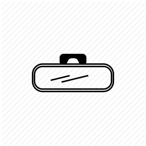 512x512 Back, Car, Interior, Mirror, Rear, View Icon