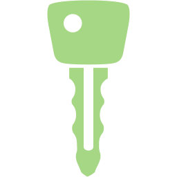 256x256 Guacamole Green Car Key Icon