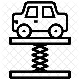 256x256 Car Maintenance Icon Of Line Style