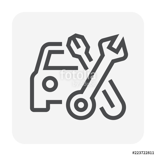 500x500 Car Maintenance Icon Stock Image And Royalty Free Vector