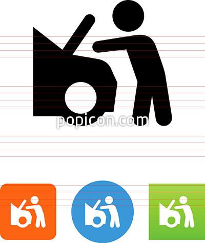 400x474 Car Mechanic Icon