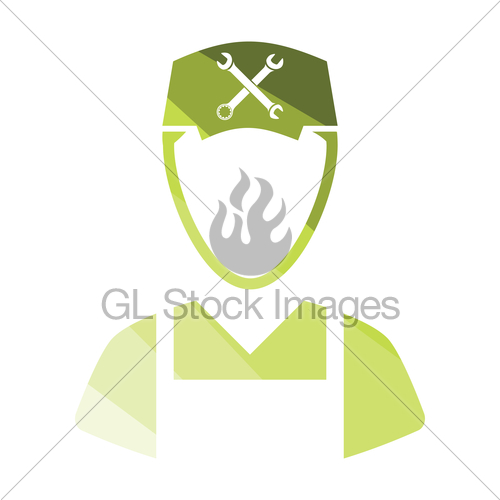 500x500 Car Mechanic Icon Gl Stock Images